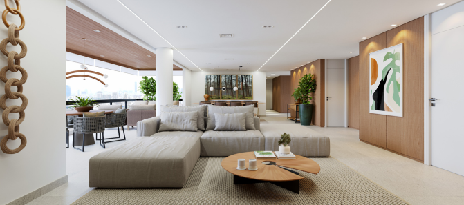 acabamento laqueado sala