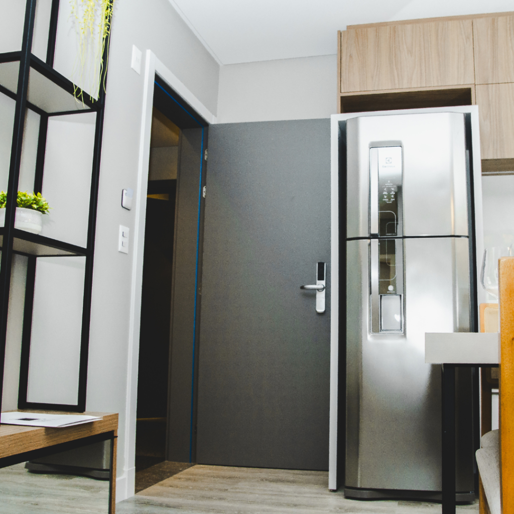 porta laqueada cozinha
