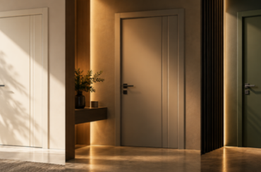 Iluminação e porta laqueada: como a luz transforma o acabamento